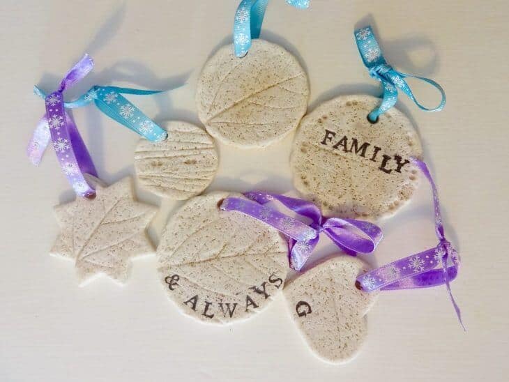 sea salt dough ornaments