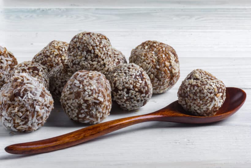 protein balls pregnancy snack Mom like you mean it