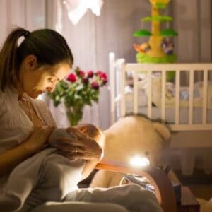 feeding baby without waking them up