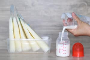 how much breast milk at 2 months