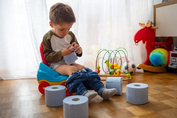 potty training a stubborn toddler