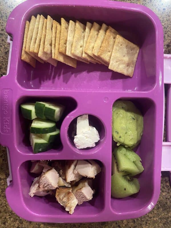 toddler daycare lunch idea