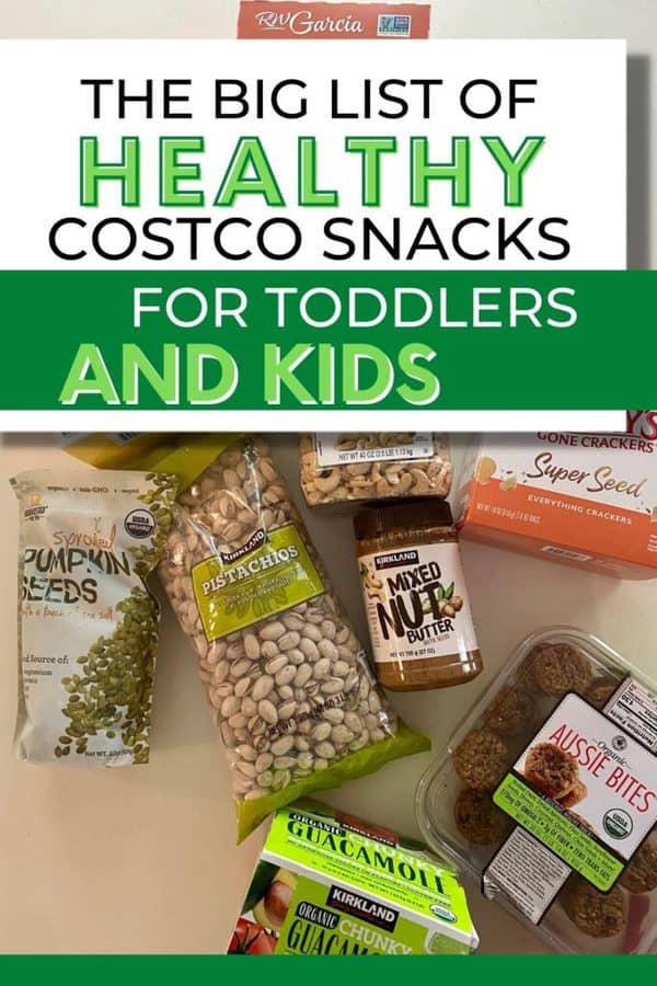 2022 list of healthy costco snacks for kids and toddlers